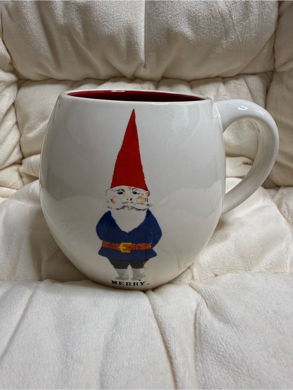 Rae Dunn Artisan Collection by Magenta "Merry" Gnome 18 oz Christmas Mug